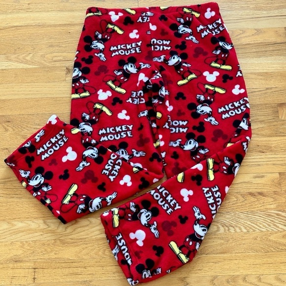 Disney Mickey plush sleep pants, size L NWOT - Picture 3 of 6